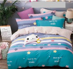 BỘ CHĂN DRAP ÁO GỐI COTTON CAO CẤP HQ289--1M8