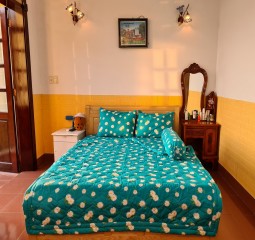 BỘ CHĂN DRAP COTTON CAO CẤP 5 MÓN 1M6X2M HQ725