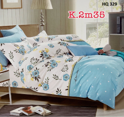 BỘ DRAP COTTON 100% HQ329
