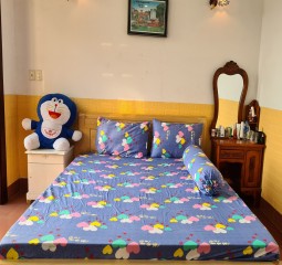 BỘ  DRAP COTTON CAO CẤP 4 MÓN 1M6X2M HQ741