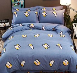 BỘ DRAP MỀN COTTON CAO CẤP HQ414( MỀN 2X2,2M)