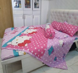 BỘ DRAP MỀN COTTON POLY PL04