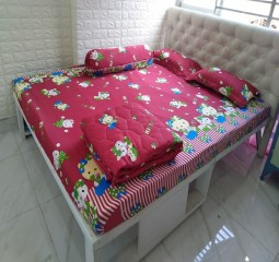                 SALE – BỘ DRAP MỀN COTTON POLY CAO CẤP 5 MÓN 1M6X2M PL*130